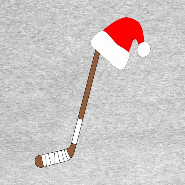 Christmas Hockey Santa Hat. by SartorisArt1